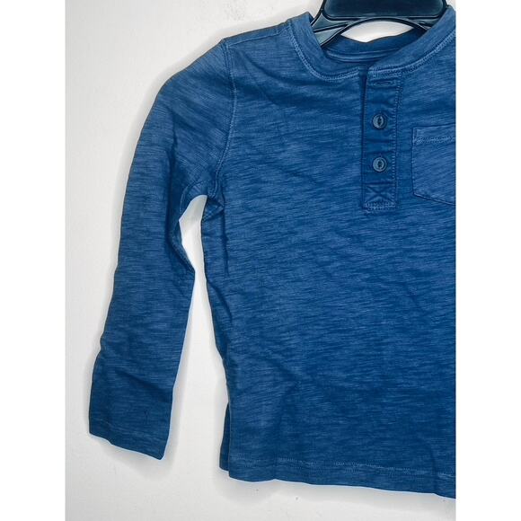 NWT GAP KIDS Pocket Henley in Navy Blue SIZE XS (4-5) - Picture 5 of 8